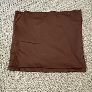 Zara Brown Bandeau Top
